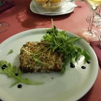 vegan lasagna at Cositasricas in Ibiza