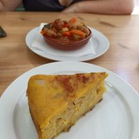 Tapa de tortilla at Estacion Quimera in Malaga