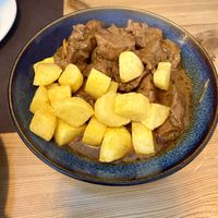 Seitan in gravy  at Estacion Quimera in Malaga