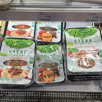 Vegan meats at Naturalia - Republique in Marseille