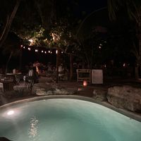 very nice dining area  at Mezzanine in Tulum