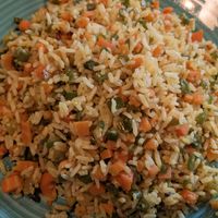 Veggie fried rice at ViaVia in Leon