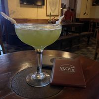 MEGA mojito….such good prices!  at ViaVia in Leon