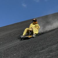 Unfortunately I totally bit the dust after this shot was taken..  terrifying and I would never do it again!  at ViaVia in Leon