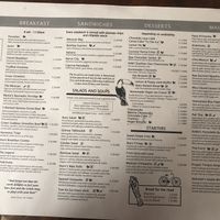 Menú  at Ikaro Cafe in Santa Marta