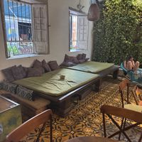 A corner to lie down  at Ikaro Cafe in Santa Marta