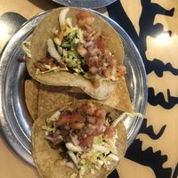 Mushroom tacos (vegan aka no cheese or sour cream)  at Dos Amigos in Concord