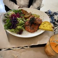 Végétal steak   at Kafe Botanika in San Sebastian