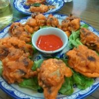 Deep Fried Mushrooms in Batter at Lien Hoa in Da Nang