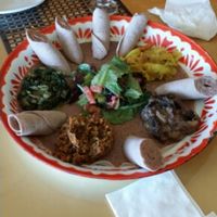 Our amazing Ethiopian & Kenyan Combo! at Fasika in Fresno
