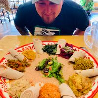 So many delicious vegan options! at Fasika in Fresno