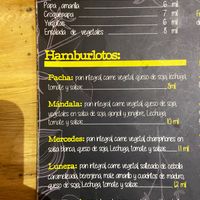 Menu first 1/3th, March 2020 at Flor de Loto in Cali