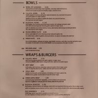 Menu second page, but there's also a new plate called Moon Plate at Babaghanoush in Pristina