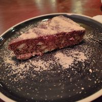 Vegan chocolate orange and popseed cake 🍰 at Babaghanoush in Pristina