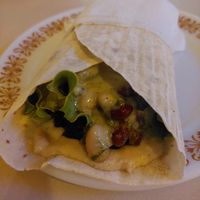 Zesty wrap 3.80€ at Babaghanoush in Pristina