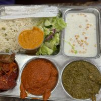 Saag and Manchurian Pakora is vegan and rest items are not vegann  at Prem Sweets and Restaurant in Brampton