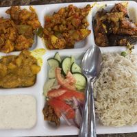 Thaali Vegan (yogurt served by mistake)  at Prem Sweets and Restaurant in Brampton