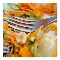 Salad at Centeno Restaurante Vegetariano in Medellin