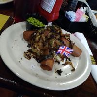 Bangers and Mash at MadDogs British Pub in San Antonio