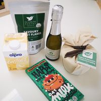 Our purchases at Vegan Grocery Store in Fitzroy