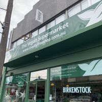 Outside at Vegan Grocery Store in Fitzroy