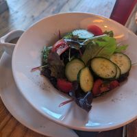 Mixed leaf salad at The Bird Cage in Malmesbury