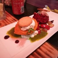 The unique vegan burger - Taste bomb at La Isleta de La Vina in Cadiz