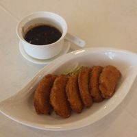 Cutlet pepper vegetarian pork chop at Kung Tak Lam - Tsim Tsa Tsui in Kowloon