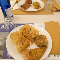 Lasagna vegana, tortino veg e torta salata veg at La Gastronomia Veg in Turin