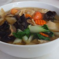 Mee Hoon Kuay at Nature's Harvest Cafe in Central Singapore