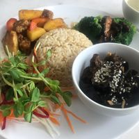 Lunch menu set at Nature's Harvest Cafe in Central Singapore