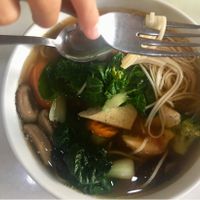 Noodle Soup at Nature's Harvest Cafe in Central Singapore