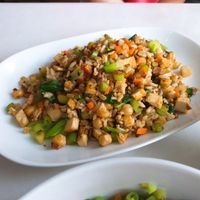 Ordered Camillia Oil Rice ($10) at Nature's Harvest Cafe in Central Singapore