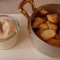 Patate saltate con veg mayo at Al Tiglio Cucina Naturale in Moruzzo