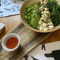 Poke (tofu, edamame, aguacate y wakame) at Valentin in A Coruna