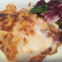 Vegetarian Lasagna at Valentin in A Coruna