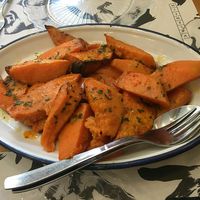 roasted sweet potatoes at Valentin in A Coruna