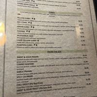 Menu was large and I only had the opportunity to take one photo.   at Lemon Grass in Livermore