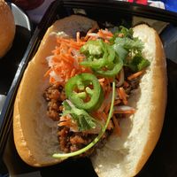 Vegan banh mi at Disneyland - Lucky Fortune Cookery in Anaheim