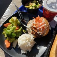 Kids vegan banh mi at Disneyland - Lucky Fortune Cookery in Anaheim