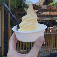 Dole whip  at Disneyland - Tiki Juice Bar in Anaheim