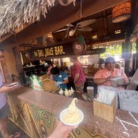 Tiki bar and dole whip   at Disneyland - Tiki Juice Bar in Anaheim