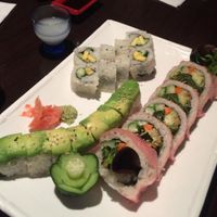 Veggie rolls at Happy Sushi in Logan
