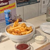 French Fries - beware, the portion is massive! at Vegöner - Johannis in Nuremberg
