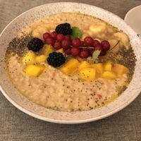 vegan porridge at Opern Cafe in Graz