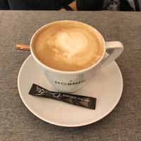 häferlkaffee with soy milk at Opern Cafe in Graz