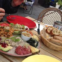 The amazing vegan breakfast!  at Geh Veg in Berlin