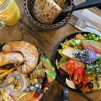 Savory and Sweet Breakfast   at Geh Veg in Berlin