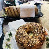 Wrap and bagel   at Geh Veg in Berlin