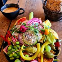 Savory breakfast at Geh Veg in Berlin